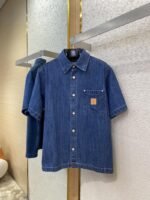LV Earth Printed Denim Short Sleeve - 图片 5