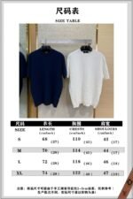 Fendi FF Jacquard Knit Short Sleeve T-Shirt Navy - 图片 10