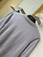 Fendi Embossed Logo Polo Neck Short Sleeve Grey - 图片 8