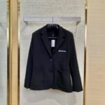 LV logo embroidered blazer
