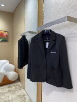 LV logo embroidered blazer - 图片 3
