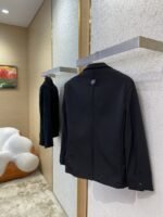 LV logo embroidered blazer - 图片 4