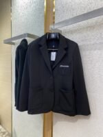 LV logo embroidered blazer - 图片 5