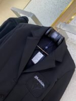 LV logo embroidered blazer - 图片 6
