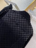 LV tessellated washed flocked denim outerwear - 图片 8