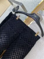 LV tessellated washed and flocked denim trousers - 图片 8