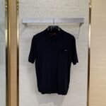 Gucci Alphabet Appliqu??d Knit Polo Shirt