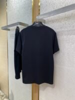 LV Neon Print Round Neck Short Sleeve Black - 图片 7