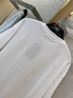 LV Logo Printed Crew Neck Short Sleeve T-Shirt Pink - 图片 8