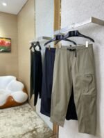 Dior Metallic Button Work Trousers Black - 图片 3