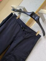 Dior Metallic Button Work Trousers Black - 图片 6