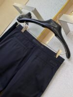 Dior Metallic Button Work Trousers Black - 图片 8