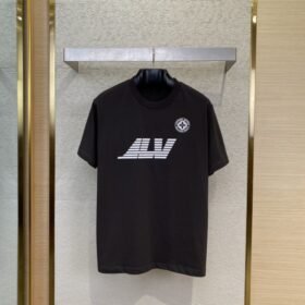 LV Compass Print Short Sleeve T-Shirt