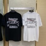 Balenciaga Love Print Short Sleeve T-Shirt White - 图片 2