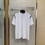 Gucci Ribbon Embroidery Short Sleeve T-Shirt