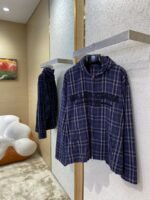 Balenciaga Plaid Zip Hooded Jacket - 图片 3