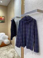 Balenciaga Plaid Zip Hooded Jacket - 图片 4
