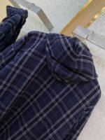 Balenciaga Plaid Zip Hooded Jacket - 图片 8