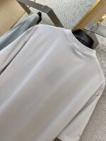 Balenciaga Hole-Ripped Portrait Print Round Neck Short Sleeve T-Shirt - 图片 8