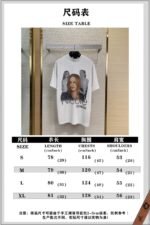 Balenciaga Hole-Ripped Portrait Print Round Neck Short Sleeve T-Shirt - 图片 10