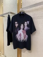 Balenciaga Kardashian Portrait Short Sleeve T-Shirt - 图片 5