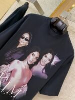 Balenciaga Kardashian Portrait Short Sleeve T-Shirt - 图片 6