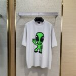 Balenciaga Alien Fluorescent Short Sleeve T-Shirt