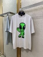 Balenciaga Alien Fluorescent Short Sleeve T-Shirt - 图片 5