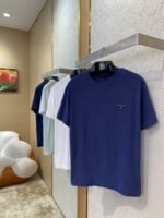 Prada Triangle Label Towel Short Sleeve T-Shirt White - 图片 3