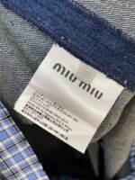 Miu Miu Logo Patchwork Denim Dress - 图片 9