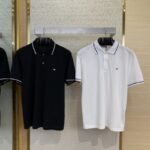 Dior Bee Logo Embroidered Polo Shirt Black
