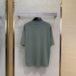 LV Appliqu??d Sleeve Knit Short Sleeve T-Shirt - 图片 2