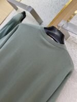 LV Appliqu??d Sleeve Knit Short Sleeve T-Shirt - 图片 8