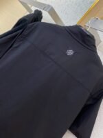 LV Gradient Floral Embroidery Short Sleeve Shirt Black - 图片 8