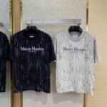 Maison Margiela Clashing Burnout Print Reversible Short Sleeve T-Shirt Black