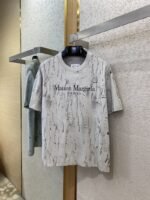 Maison Margiela Clashing Burnout Print Reversible Short Sleeve T-Shirt White - 图片 5