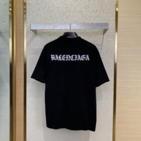 Balenciaga Sanskrit Print Short Sleeve T-Shirt