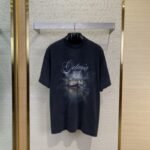 Balenciaga Grunya Small Town Washed Sail Short Sleeve T-Shirt