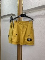 Dior X Stone Island Co-Branded Shorts Yellow - 图片 5
