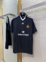 Balenciaga Manchester United Striped Football Short Sleeve T-Shirt - 图片 6