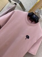 Gucci Rose Embroidery Round Neck Short Sleeve T-Shirt - 图片 6