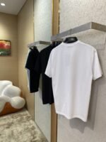 Gucci Green Rose 3D Embroidery Short Sleeve White - 图片 4