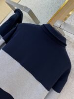 Miu Miu Lapel Embroidered Half Zip Colour Block Sweatshirt - 图片 8