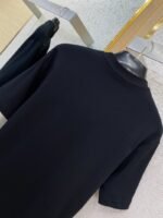 Prada Silicone Alphabet Medallion Short Sleeve T-Shirt Black - 图片 8