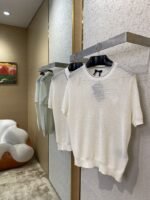 Prada logo cut-out polo shirt with lapel collar2 - 图片 3
