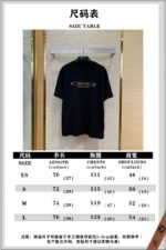 LV Gold Frame Embroidery Round Neck Short Sleeve T-Shirt - 图片 10