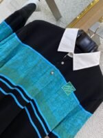 LV turndown collar jacquard short sleeve polo shirt - 图片 6