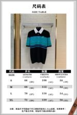 LV turndown collar jacquard short sleeve polo shirt - 图片 10