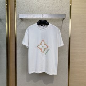 LV quatrefoil hot diamonds short-sleeved T-shirt
