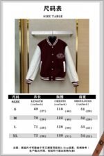 LV Leather Chest Embroidered Baseball Shirt Jacket - 图片 10
